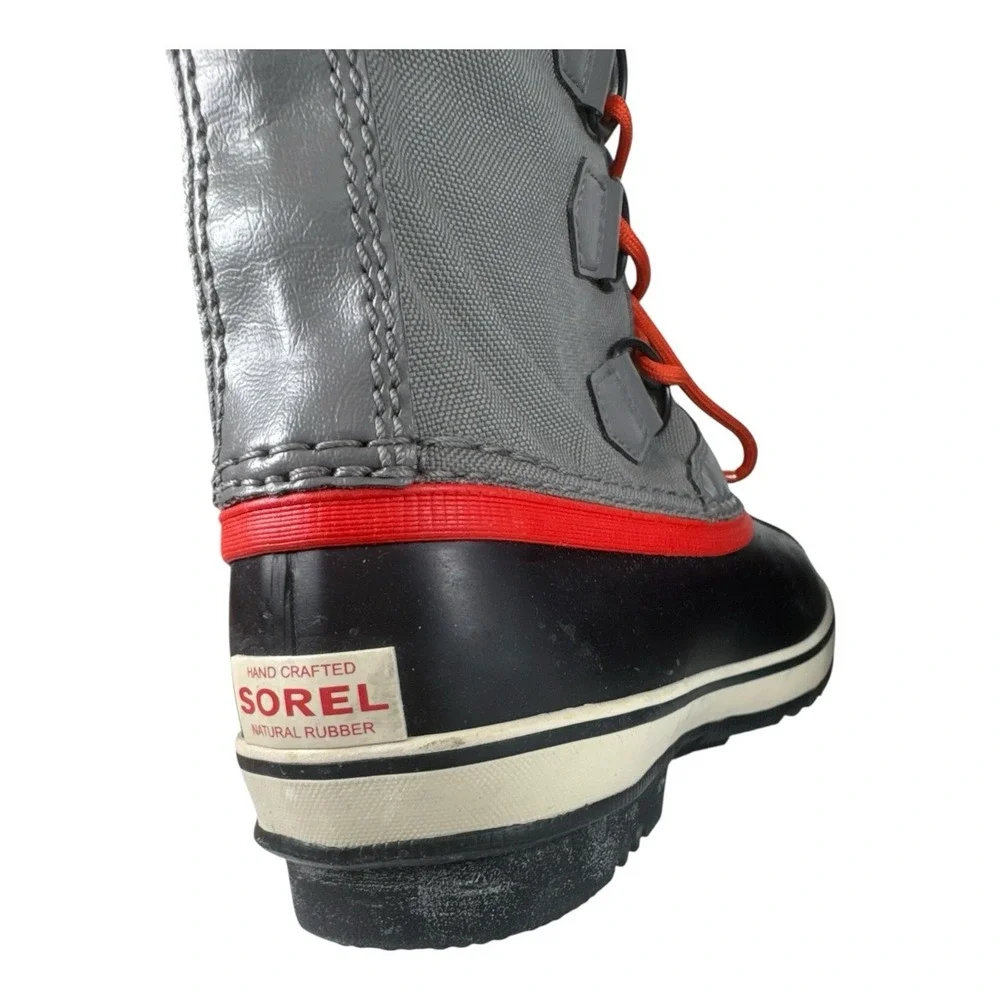 Sorel Yoot Pac Nylon Quarry Winter Boots Sail Red Size 1 No Box
